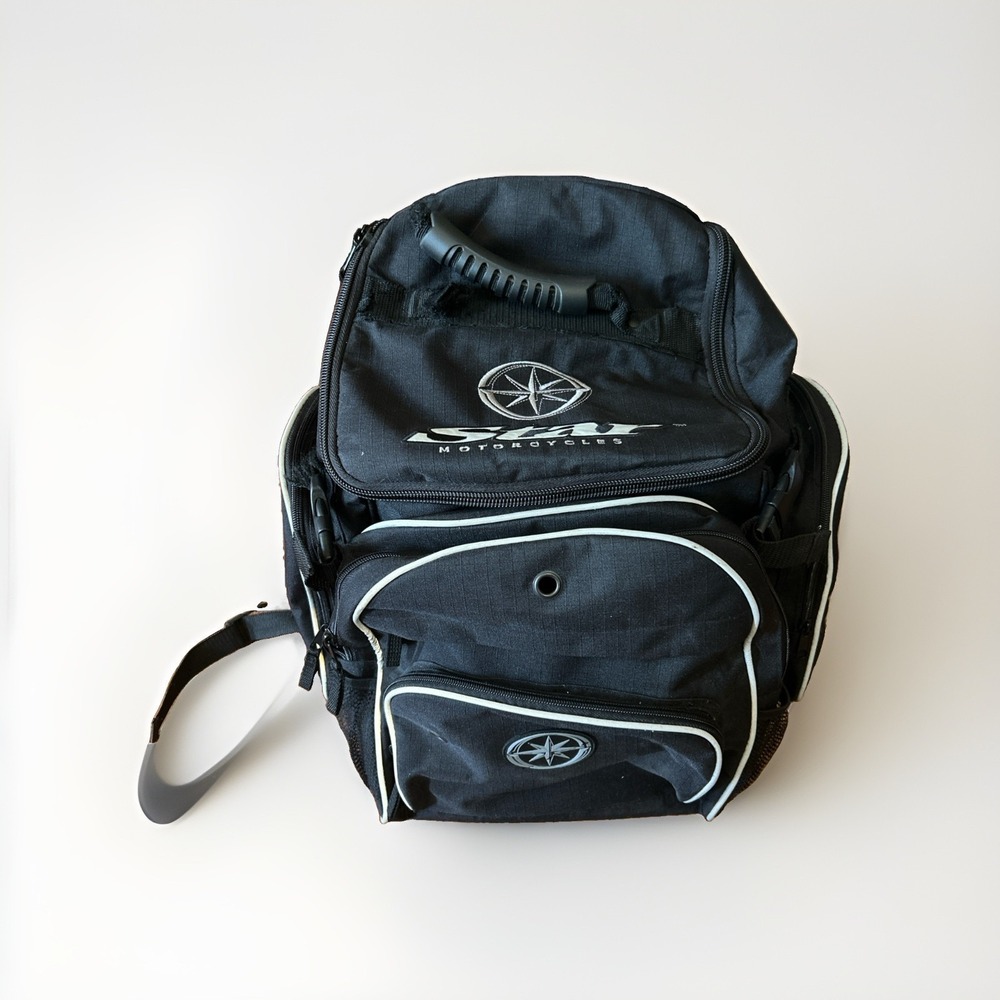HTF Yamaha Star Motorcycles Y2K Convertible Sissy Bar/Backpack Discontinued